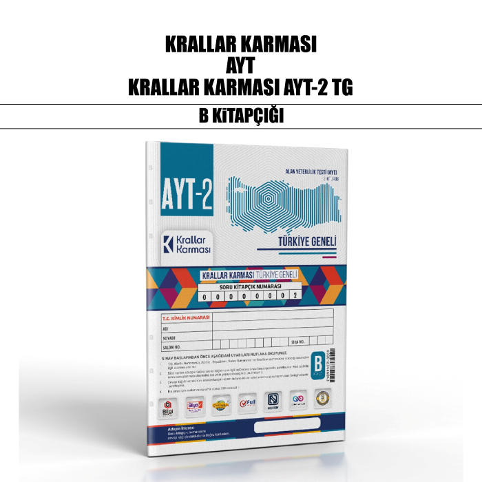 KRALLAR YKS AYT TÜRKİYE GENELİ SNV 2-B - 25-26